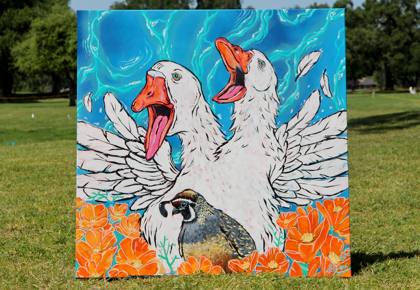 Madison Walker, Erika Stinchcomb (2 Hot Geese) & Dave Anderson